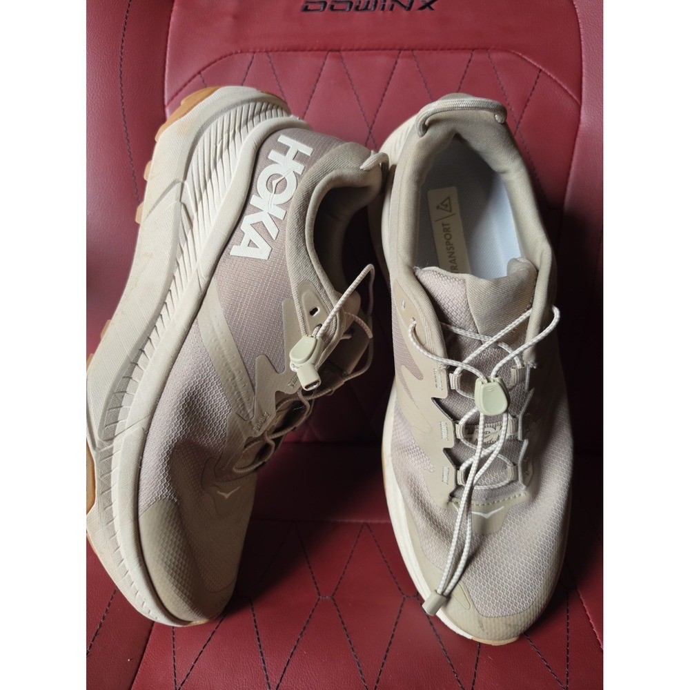 Hoka One One W Transport Wide Eggnog Sneakers Shoes Women's Size 9D